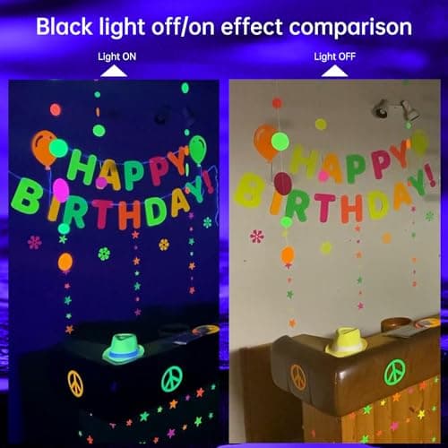 Detalle 2 de OUSIDE 2 Piezas Luz Negra UV 150W 💡 Impermeable IP66