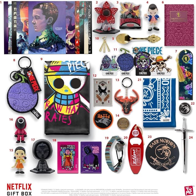 Detalle de YuMe 15309 Scatola regalo Netflix calendario Avvento
