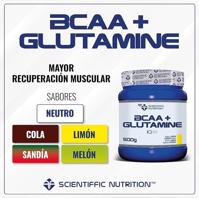 Imagen de Scientiffic Nutrition BCAA + Glutamina 500g polvo en OfertitasTOP