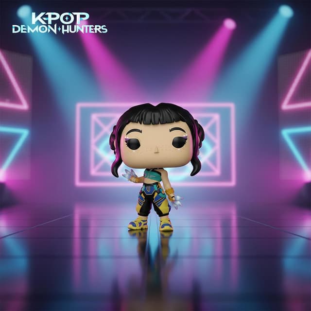 Detalle 2 de Funko Pop Animation: KPOP Demon Hunters – Zoey (figura de vinilo coleccionable)