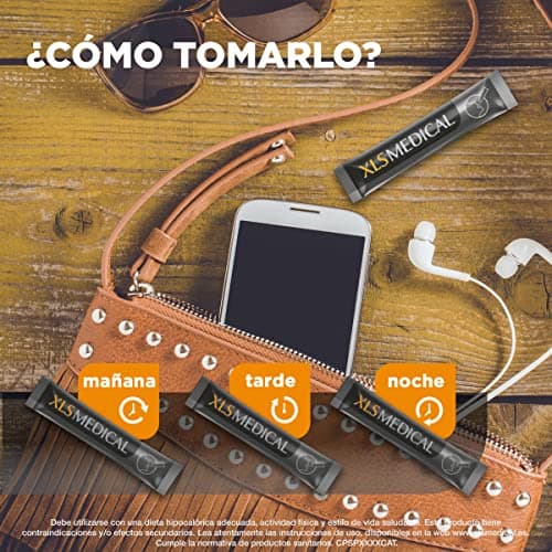 Detalle 2 de XLS Medical Pro7 Pack de 1 mes (90 sticks) sabor piña: tratamiento con fibra natural para apoyar la pérdida de peso