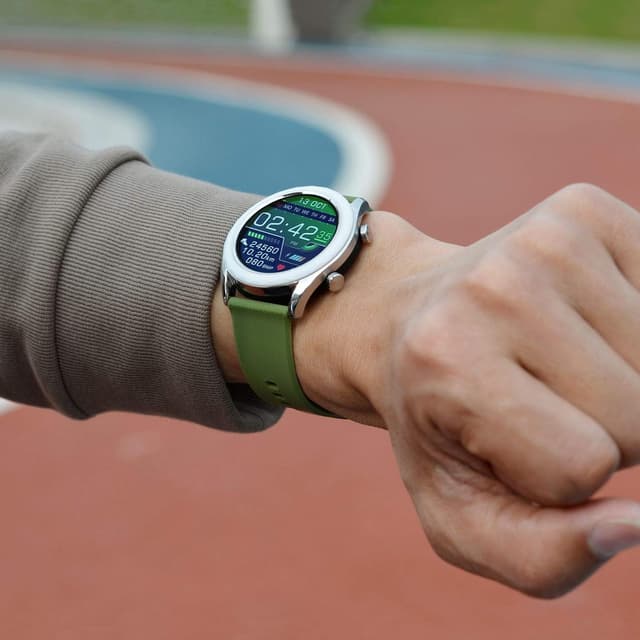 Detalle 2 de BISONSTRAP Silikon-Uhrenarmband mit Schnellverschluss (18–22 mm) für Herren & Damen