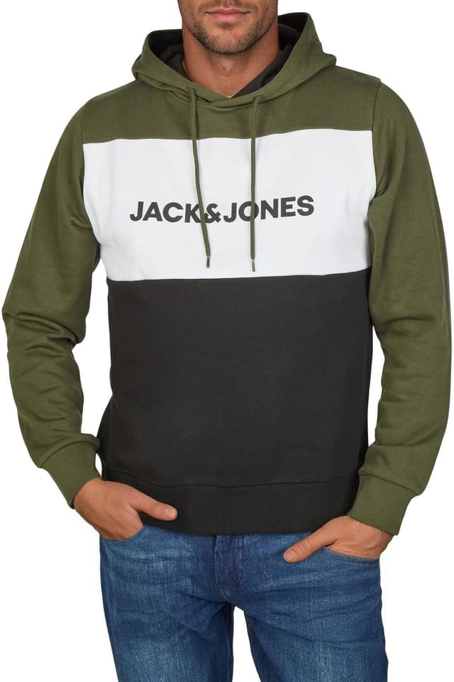 Detalle de Jack & Jones Hoodie Herren JWHLOGO Druck