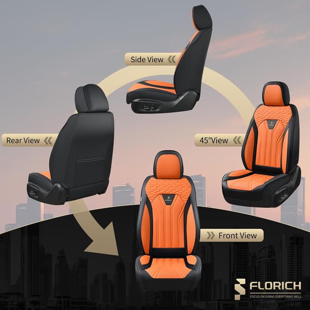 Thumbnail 5 de FLORICH Leather Seat Covers 5 Seats