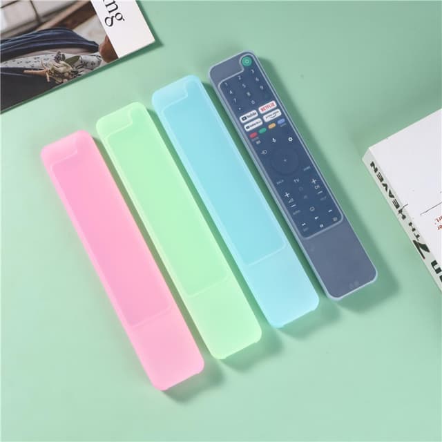 Detalle de YAREETY Silicone Remote Cover for Sony Bravia voice remote (RMF-TX500 / TX600) – washable, anti-slip