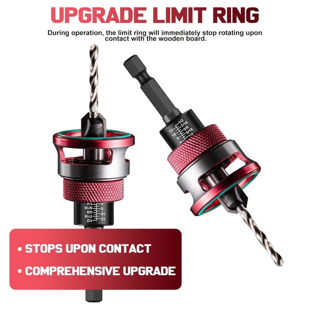 Thumbnail 4 de Punte trapano a svasatura set legno 5