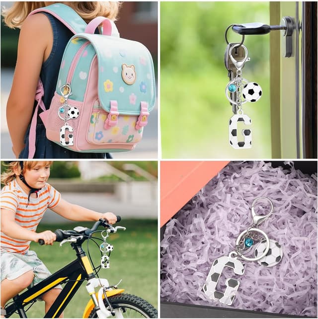 Thumbnail 4 de MWOOT Football Alphabet Keychain