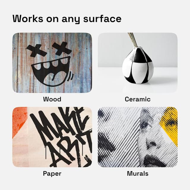 Detalle 2 de ARTISTRO Paint Pen Jumbo Tip 15mm 5-Pack