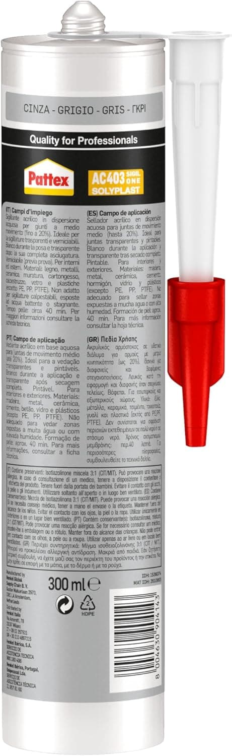 Thumbnail 1 de Pattex Sigillante Superacrilico AC 403 300ml