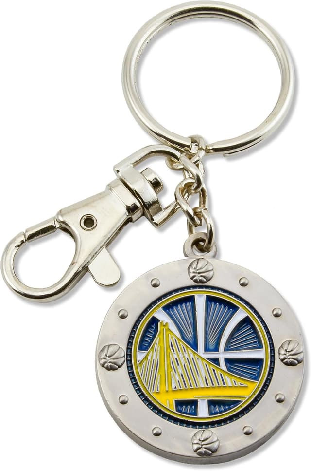 Detalle 2 de NBA Impact Keychain (Colorful, Durable Metal Keychain With Carabiner Clip)