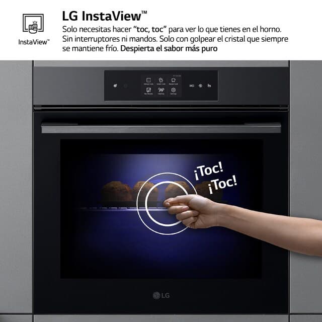 Detalle 2 de LG Horno Multifunción Pirolítico WSED7665B con Air Fryer