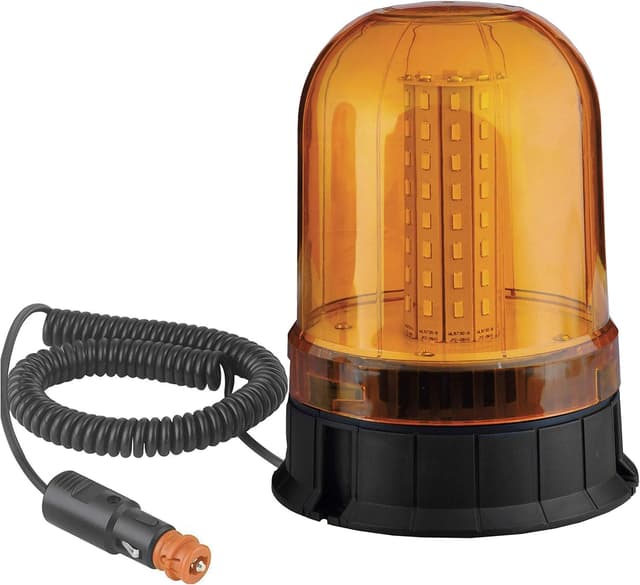 Detalle de Ryme Automotive rotativo d’emergenza auto ambra LED SMD 12/24V (connessione accendino)
