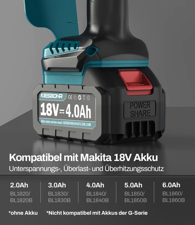 Thumbnail 1 de KIESBOHR CSE002 Akku Astsäge 15 cm