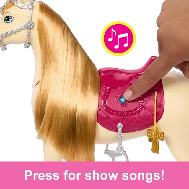 Detalle 1 de Barbie Horse HXJ42 with sounds