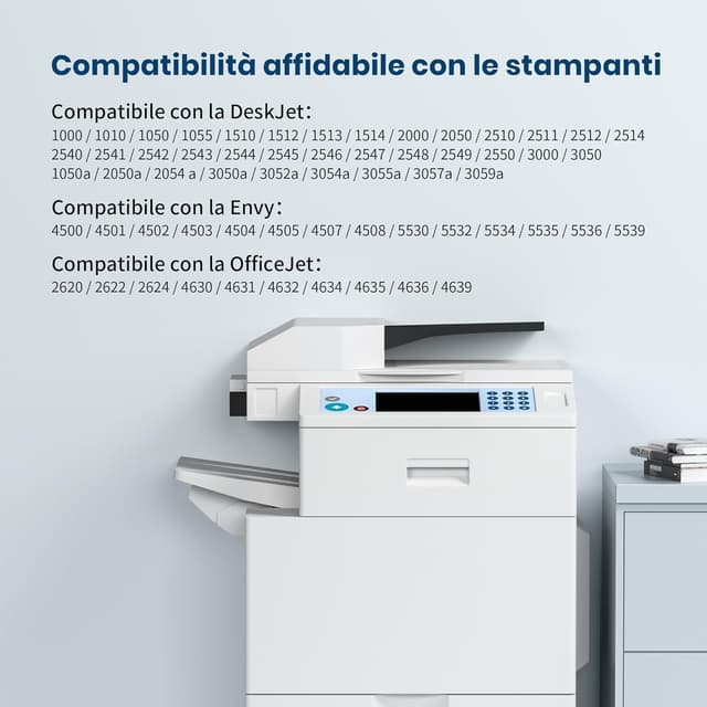 Detalle de Washope 301XL Nero Cartuccia d’inchiostro compatibile per HP 301 XL nero (1-Pack)