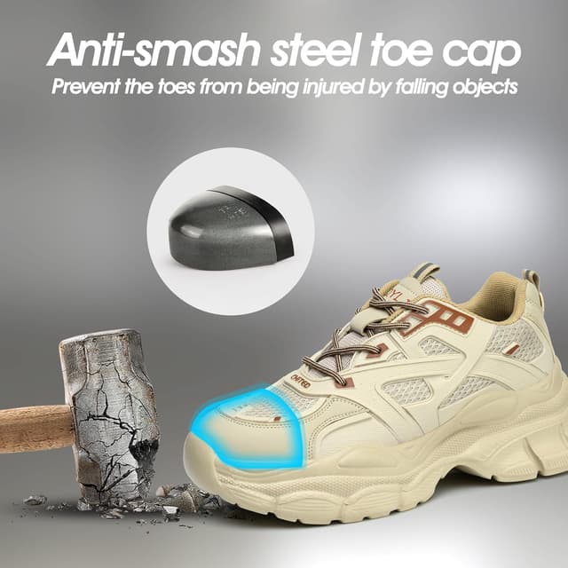 Detalle de Gugifcto Chaussures de sécurité femme respirantes à embout acier (36 à 42)
