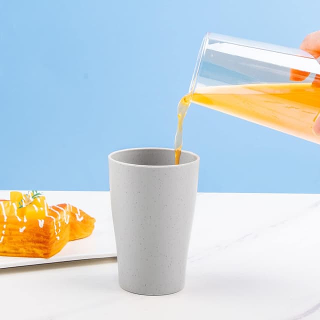 Thumbnail 5 de Supernal 32pcs Wheat Straw Dinnerware Set for 8 🍽