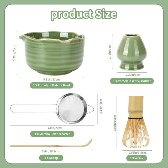 Thumbnail 1 de MestectPET 5 Stück Matcha Set Porzellan