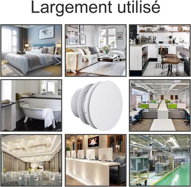 Thumbnail 6 de HUGOOME ventilateur extraction 95 m³/h 100 mm