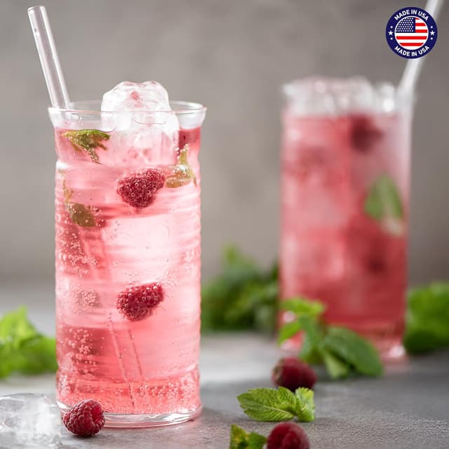 Thumbnail 6 de Glotoch Express 7.75" Clear Plastic Straws 500pc