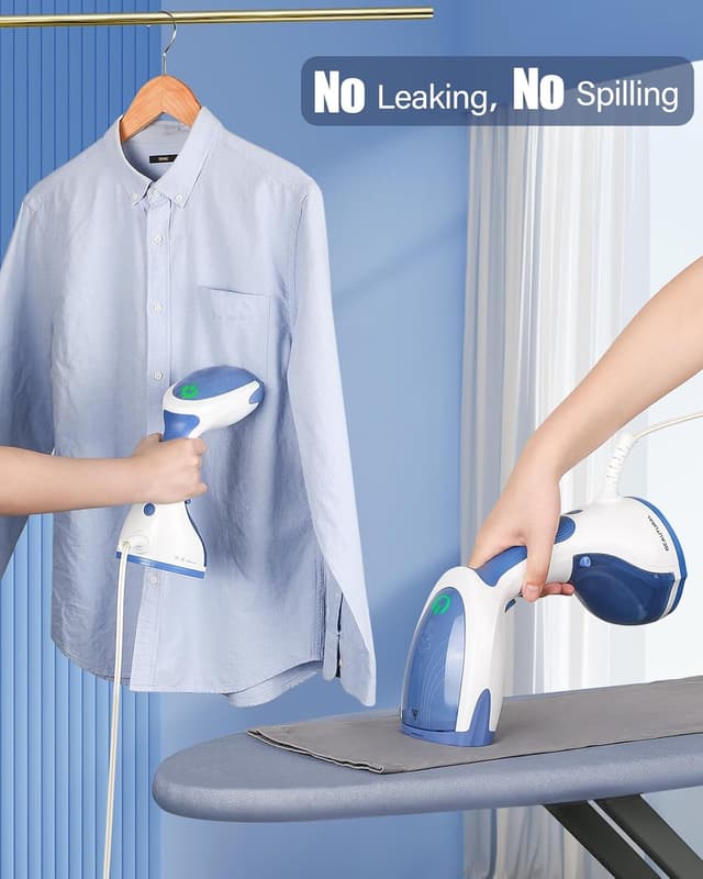 Detalle de BEAUTURAL Portable Handheld Clothes Steamer (1200W) with 30-second heat-up and detachable water tank