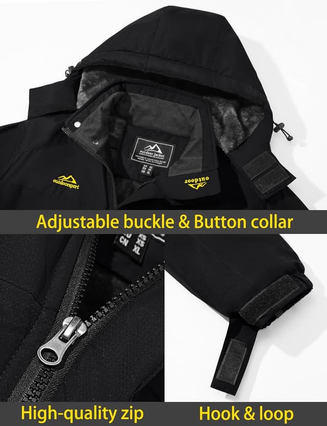 Thumbnail 4 de TACVASEN Winter Ski Jacket men’s waterproof parka