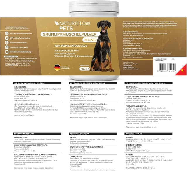 Thumbnail 6 de TESTSIEGER Grünlippmuschel Pulver 500 g für Hunde