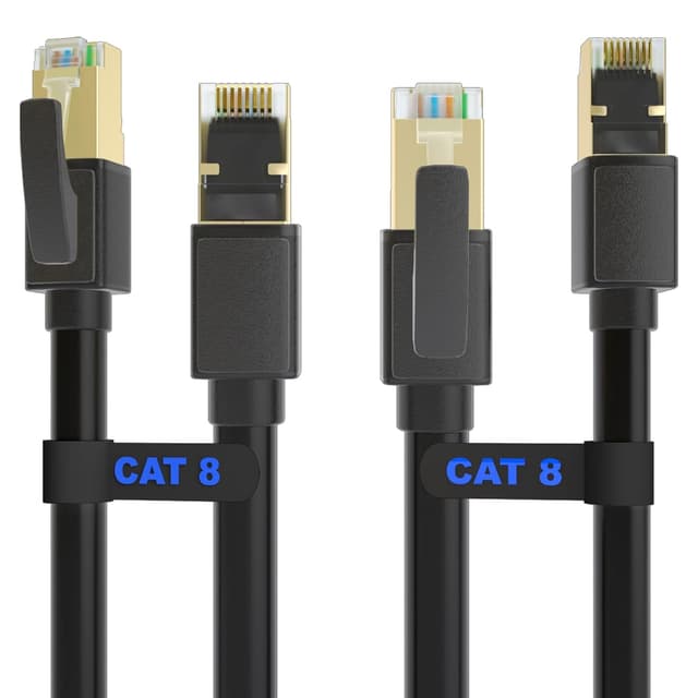 Detalle de DiamondTiger Cat 8 Ethernet Cable 2Packs