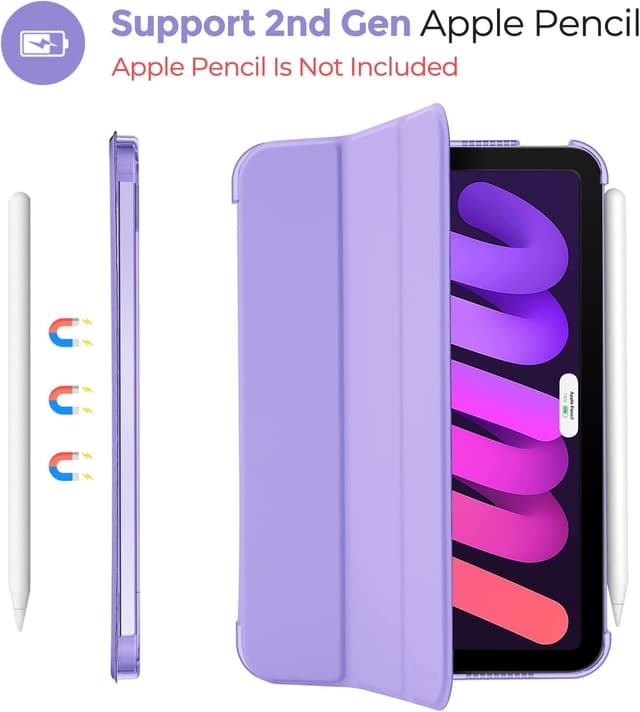 Thumbnail 4 de ProCase Smart Case for iPad Mini 7/6 8.3in Purple