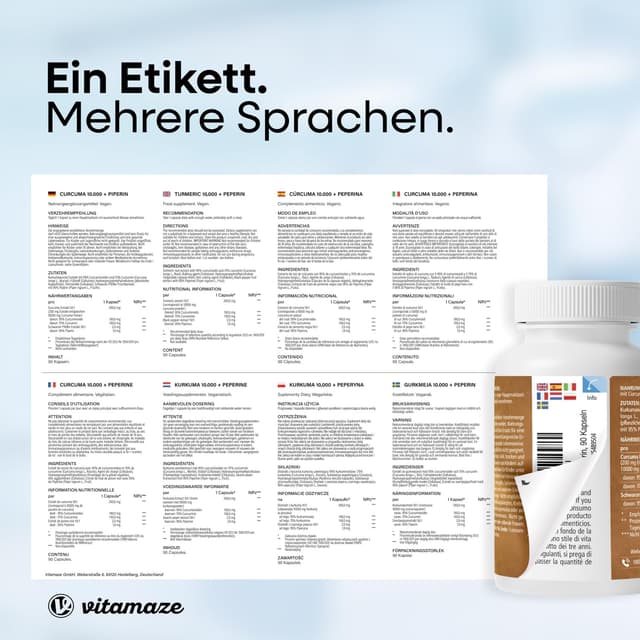 Thumbnail 6 de Kurkuma Kapseln 10.000 mg mit Piperin