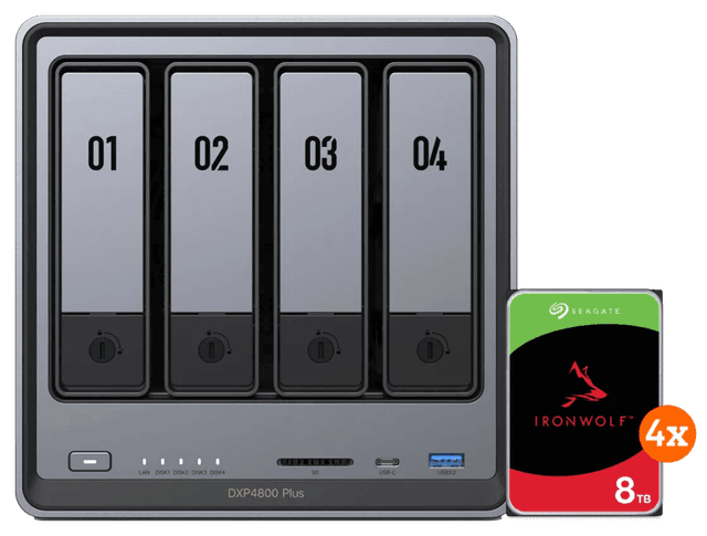 Detalle de UGREEN NASync DXP4800 Plus 112 TB Speicherlösung