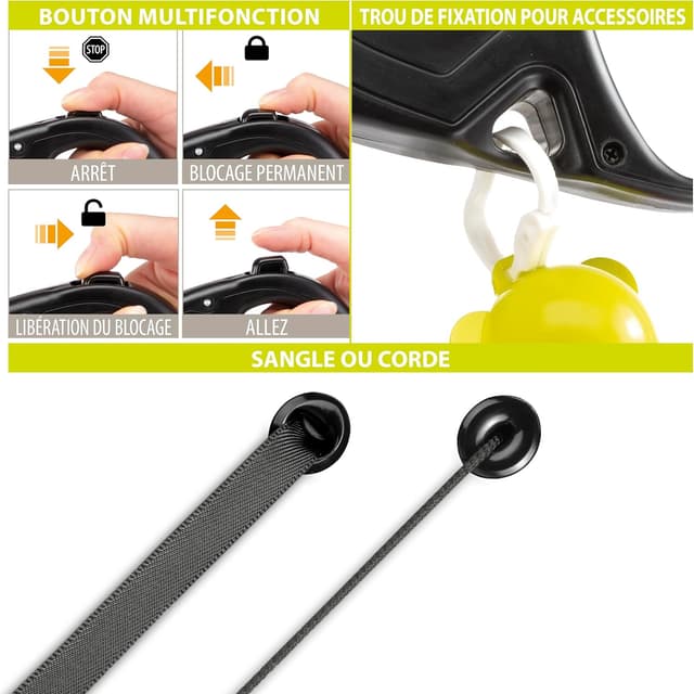 Detalle 2 de Ferplast Flippy One laisse enrouleur 5 m 🐕