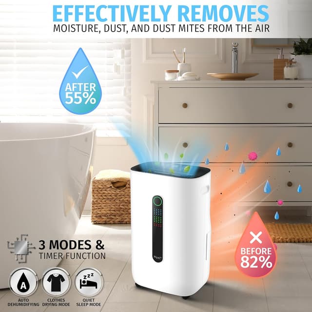 Detalle 2 de Nyxi 20L/Day Dehumidifier with 6.5L Tank