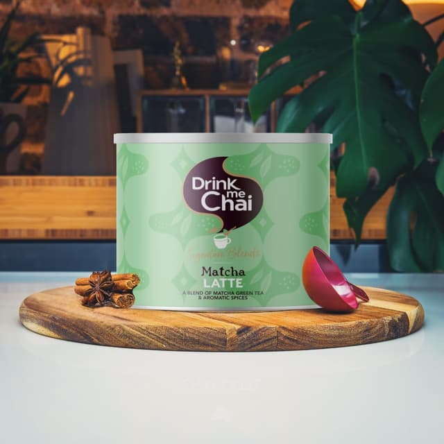 Detalle de Drink Me Chai Matcha Latte 1 kg, 50 portions