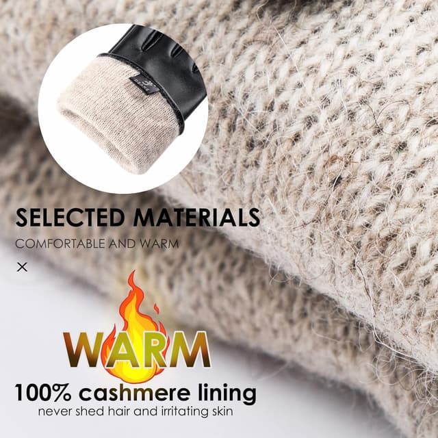 Thumbnail 2 de Dsane Leather Touchscreen Gloves 6.5-8.5