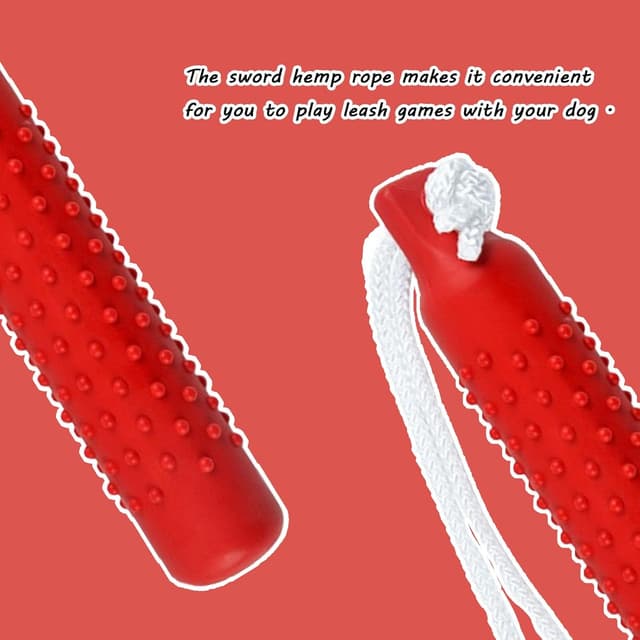 Detalle de Durable chew stick dog toy Red