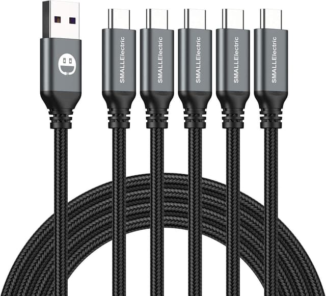 Detalle de USB Type-C to A Cable 5-Pack 6ft ⚡