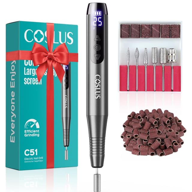 Detalle de COSLUS Kabellos Tragbar Elektrischer Nagelfräser