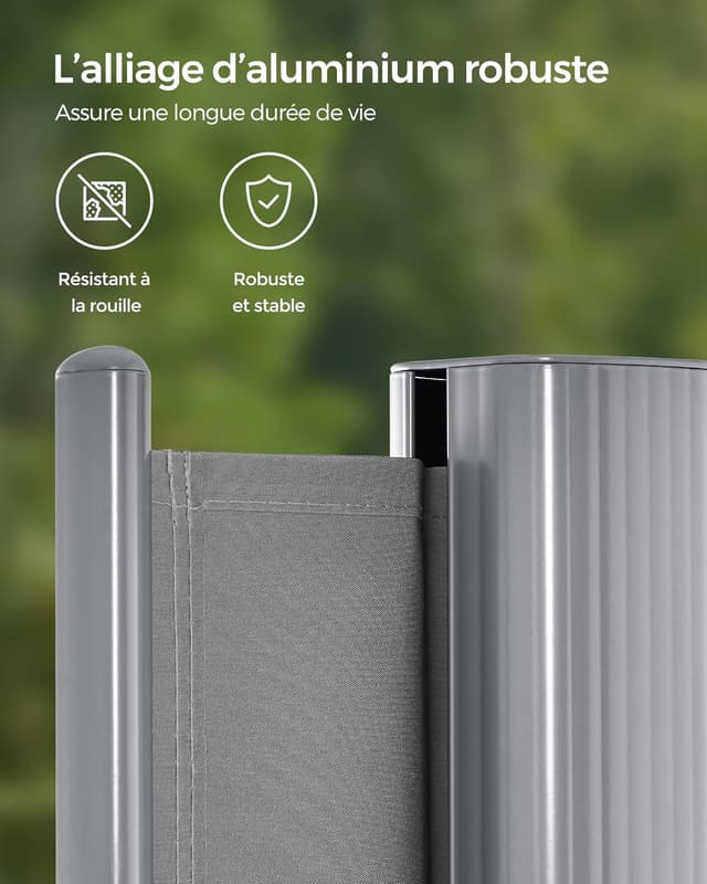 Thumbnail 4 de SONGMICS Store latéral Aluminium Extensible 200×350