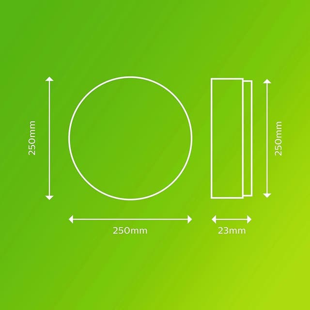 Thumbnail 2 de Philips SuperSlim Plafón LED 15W para exterior 🌟