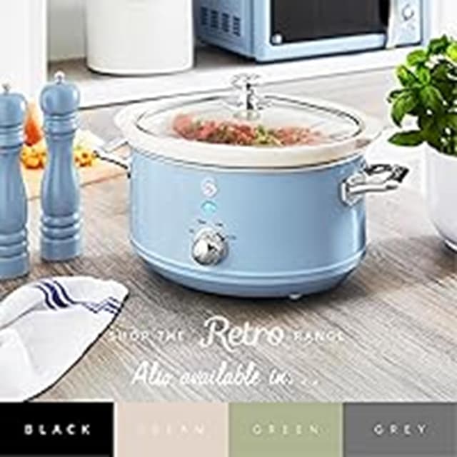 Thumbnail 4 de Swan SF17021BLN Retro Slow Cooker 3.5L