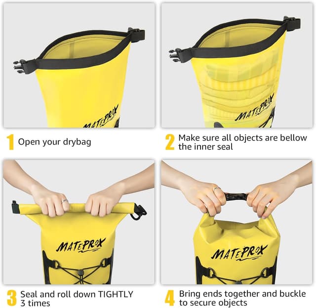 Detalle 2 de MATEPROX Waterproof Dry Bag 10L Roll Top