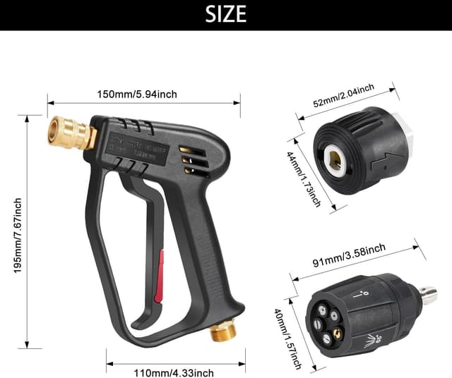Detalle de High pressure washer gun 4350 PSI