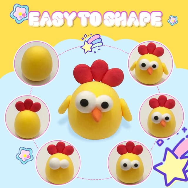 Thumbnail 2 de MuseLuxe Air Dry Clay 32 Colors 🎨