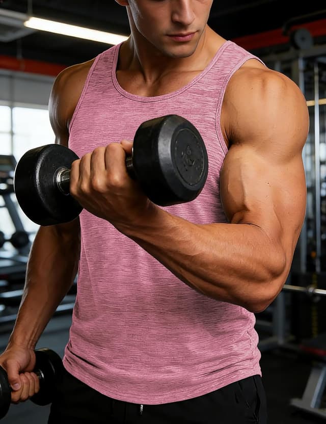 Detalle 2 de MAGCOMSEN Herren Tank Tops Leichtes Quick-Dry Achselshirt (Ärmellos) für Sport & Outdoor