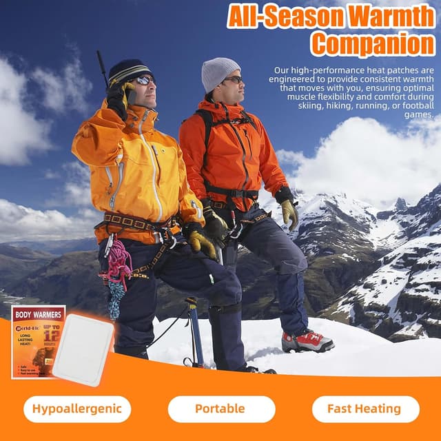 Thumbnail 2 de 12 Packs Disposable Body Warmers 12h hand warmers