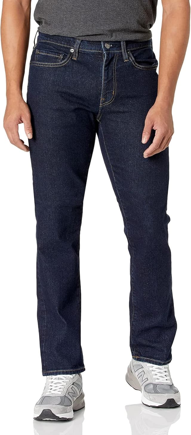 Detalle de Amazon Essentials Homme Jean Slim à 5 poches avec un peu d’élasticité