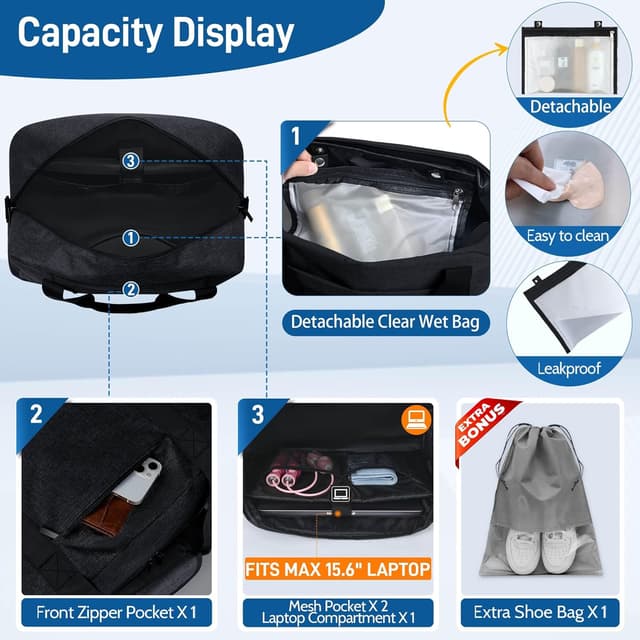 Thumbnail 3 de Fioretto Easyjet Cabin Bag 32L