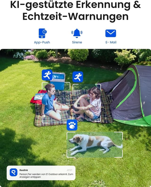 Detalle 2 de Reolink E1 Outdoor 5MP PTZ-Kamera