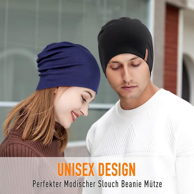 Thumbnail 6 de Mütze Slouch Beanie Baumwolle Unisex